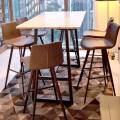 Residence - Modern Bar Dining Area | Product Seen: [Eunice Barchair – SH750 & Customised Terrazzo Top + Anderson Bar Leg]
